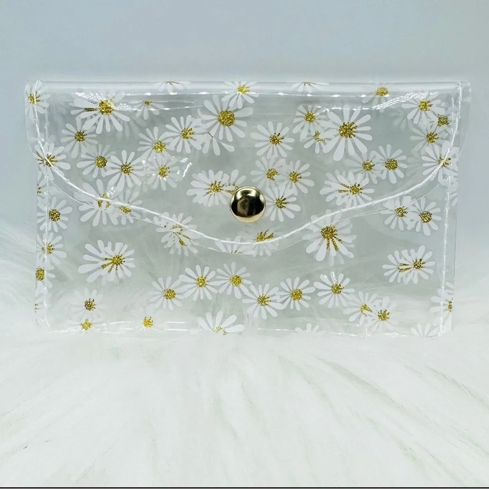 Floral Clear Card Case Wallet Bundle 2 style 2